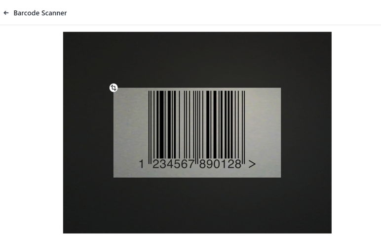 The Barcode Scanner window of the Registration Desk in the ViableView Events application.