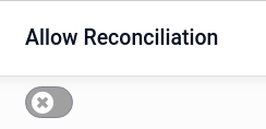 Allow reconciliation for accounts in ViableView Accounting