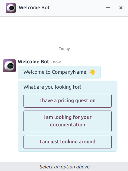 View of the chat window with a helpdesk ticket created in ViableView Live Chat.