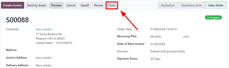 Close subscription from an administration point of view with ViableView Subscriptions.