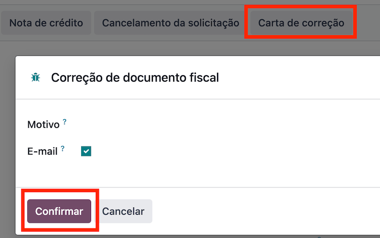 Correction letter reason in ViableView.