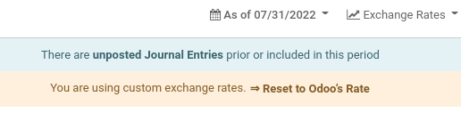 Banner to reset back to ViableView's rates.