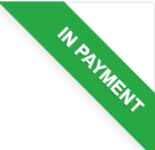 Sample of a green in payment banner in ViableView Sales.