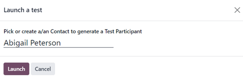 Launch a test pop-up window that appears in ViableView Markting Automation.