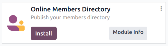 The Online Members directory module in ViableView.