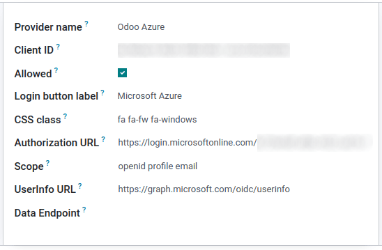 ViableView provider setup in the Settings application.