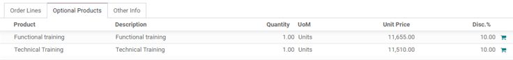 How to add optional products to your quotations on ViableView Sales.