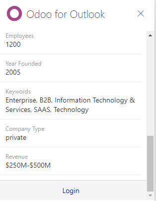 Logging in the ViableView database