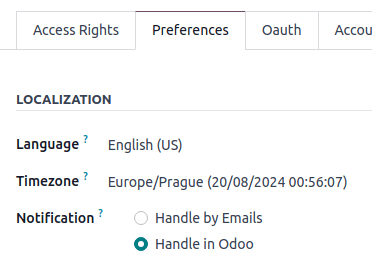 View of the Preferences tab for ViableView Discuss.