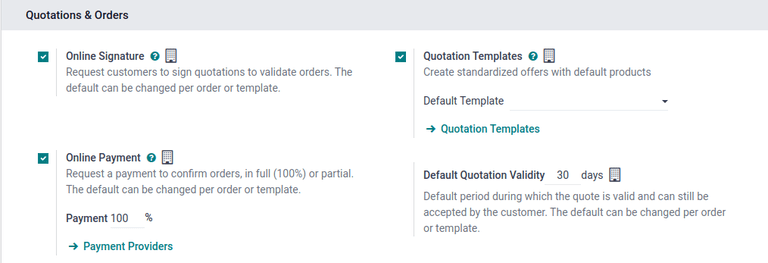 How to enable quotation templates on ViableView Sales.