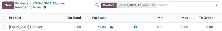 Configure the reordering rule in ViableView.