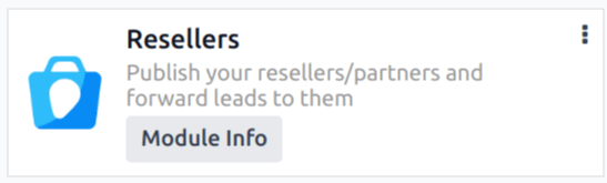 The resellers module in ViableView.