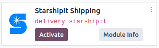 Starshipit Shipping module in the ViableView Apps module.