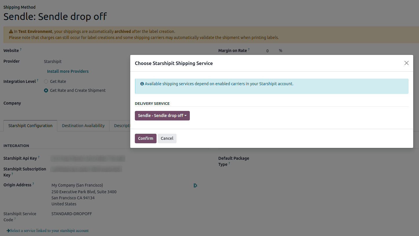 Example of shipping products configured in ViableView.