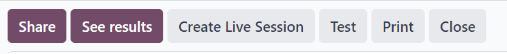 The various buttons on a survey form in ViableView Surveys.