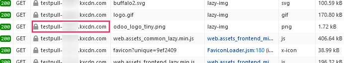 The CDN Base URL can be seen using the inspect function on the ViableView website.